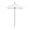 California Umbrella 6' Black Aluminum Market Patio Umbrella, Sunbrella Natural 194061334058 - alternate 1